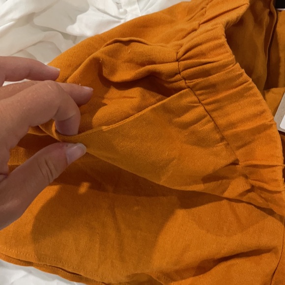 NWT orange shorts - Picture 3 of 4